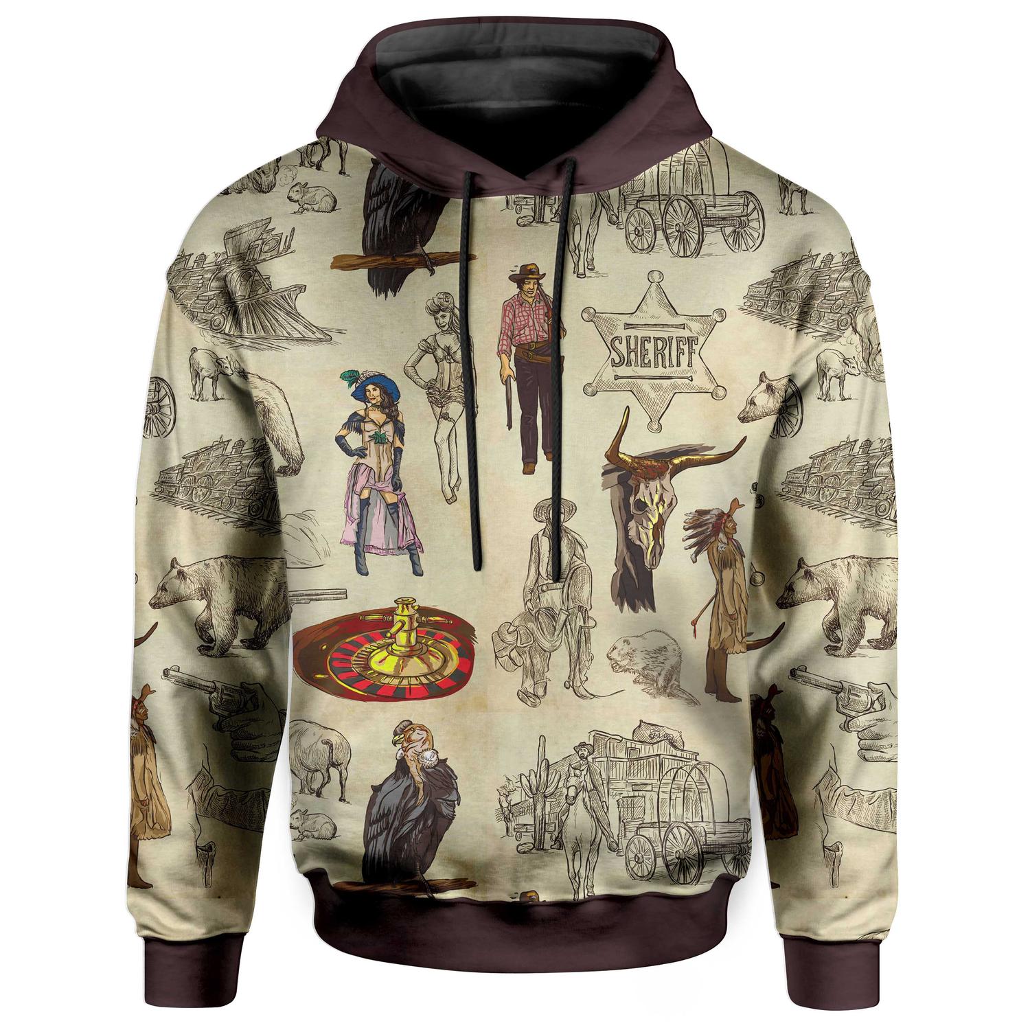 african print moletom com capuz