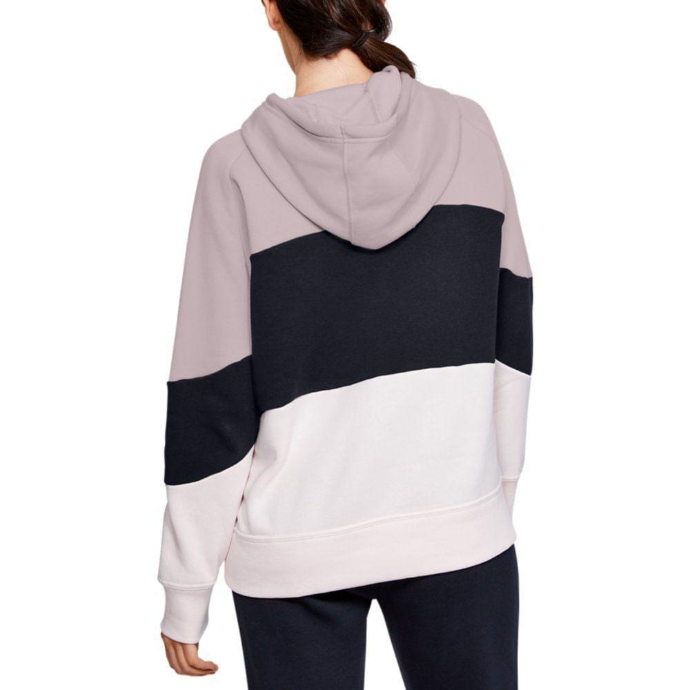 under armour rival colorblock moletom com capuz