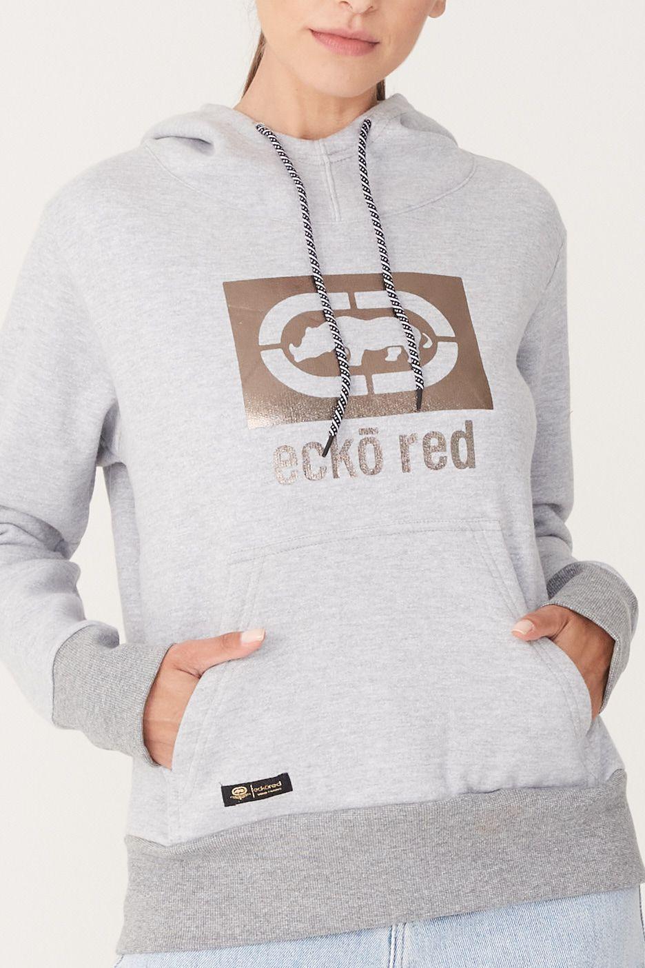 streetside half zip moletom com capuz