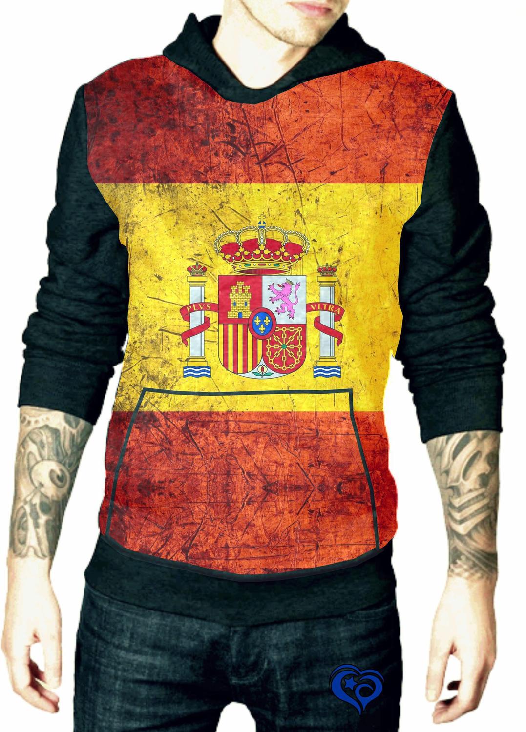 barcelona moletom com capuz men's