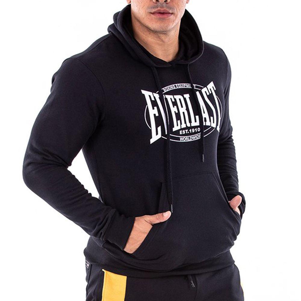 everlast zip moletom com capuz mens