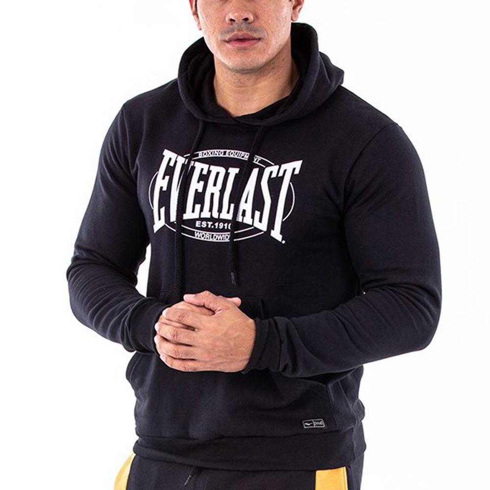 everlast zip moletom com capuz mens