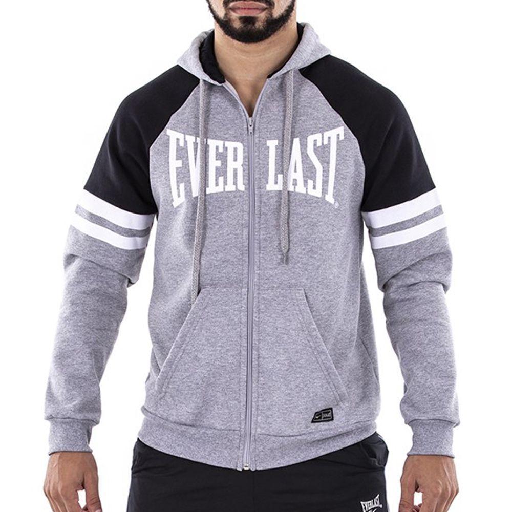 mens zip up grey moletom com capuz