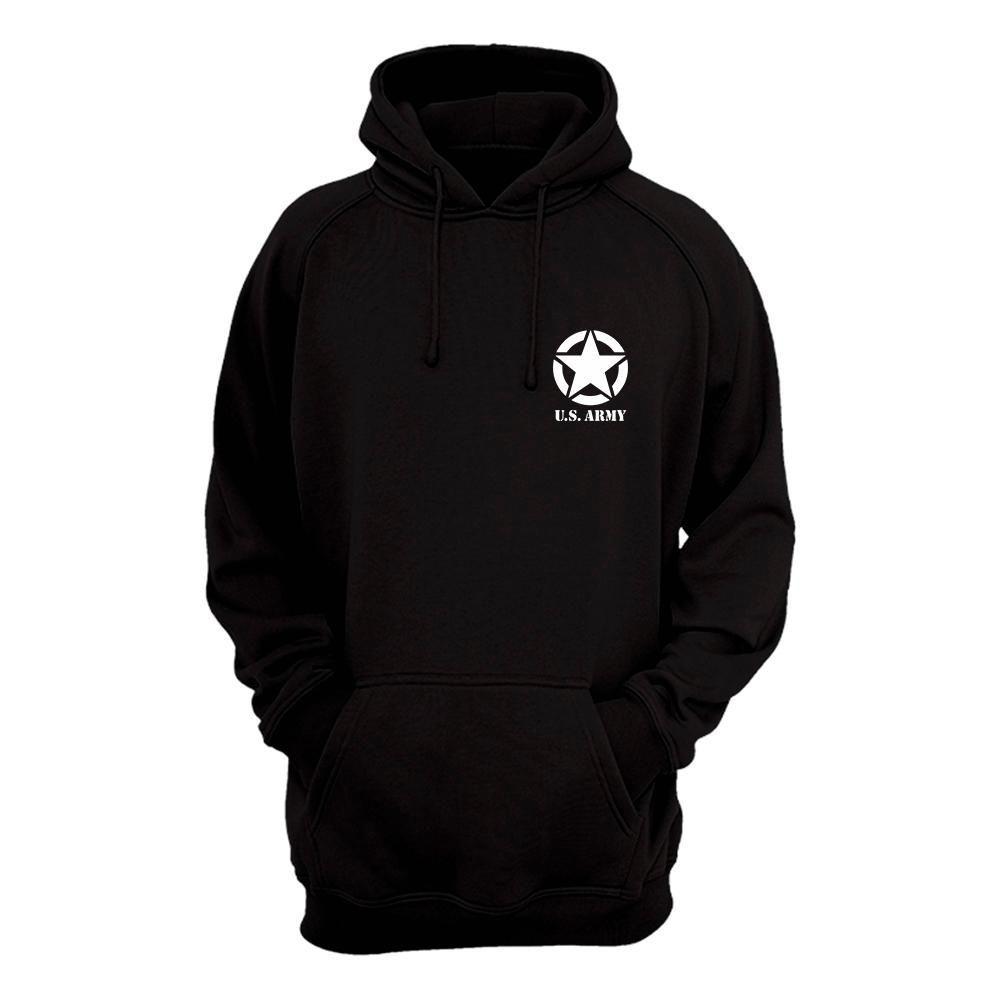 black military moletom com capuz