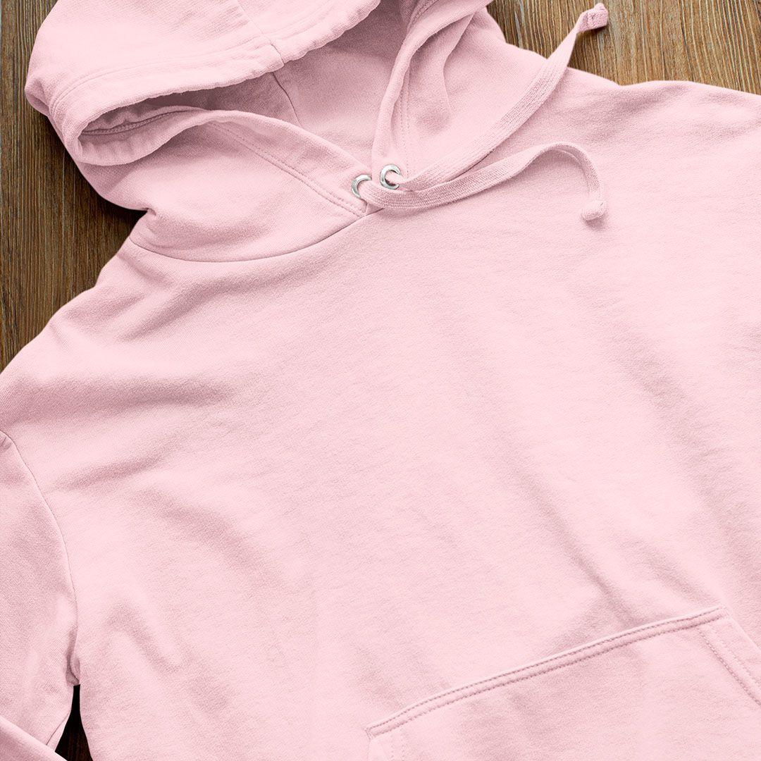 moletom feminino rosa claro