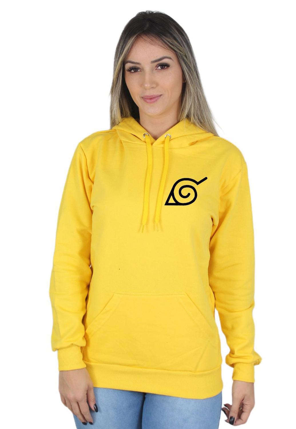 blusa de frio do naruto feminina