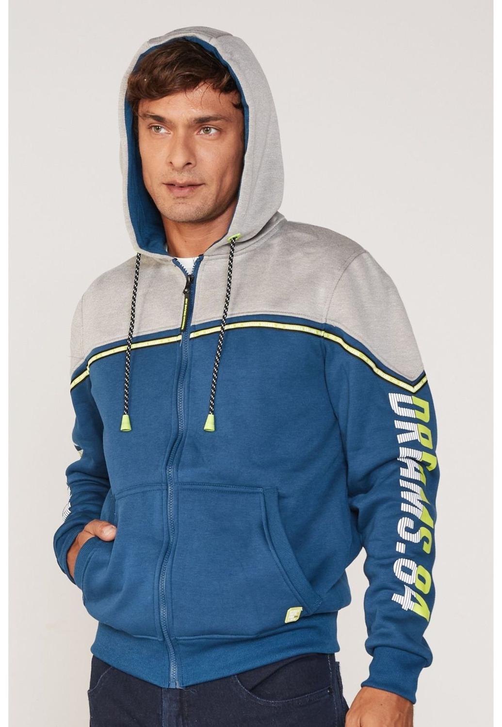 blue 84 moletom com capuz