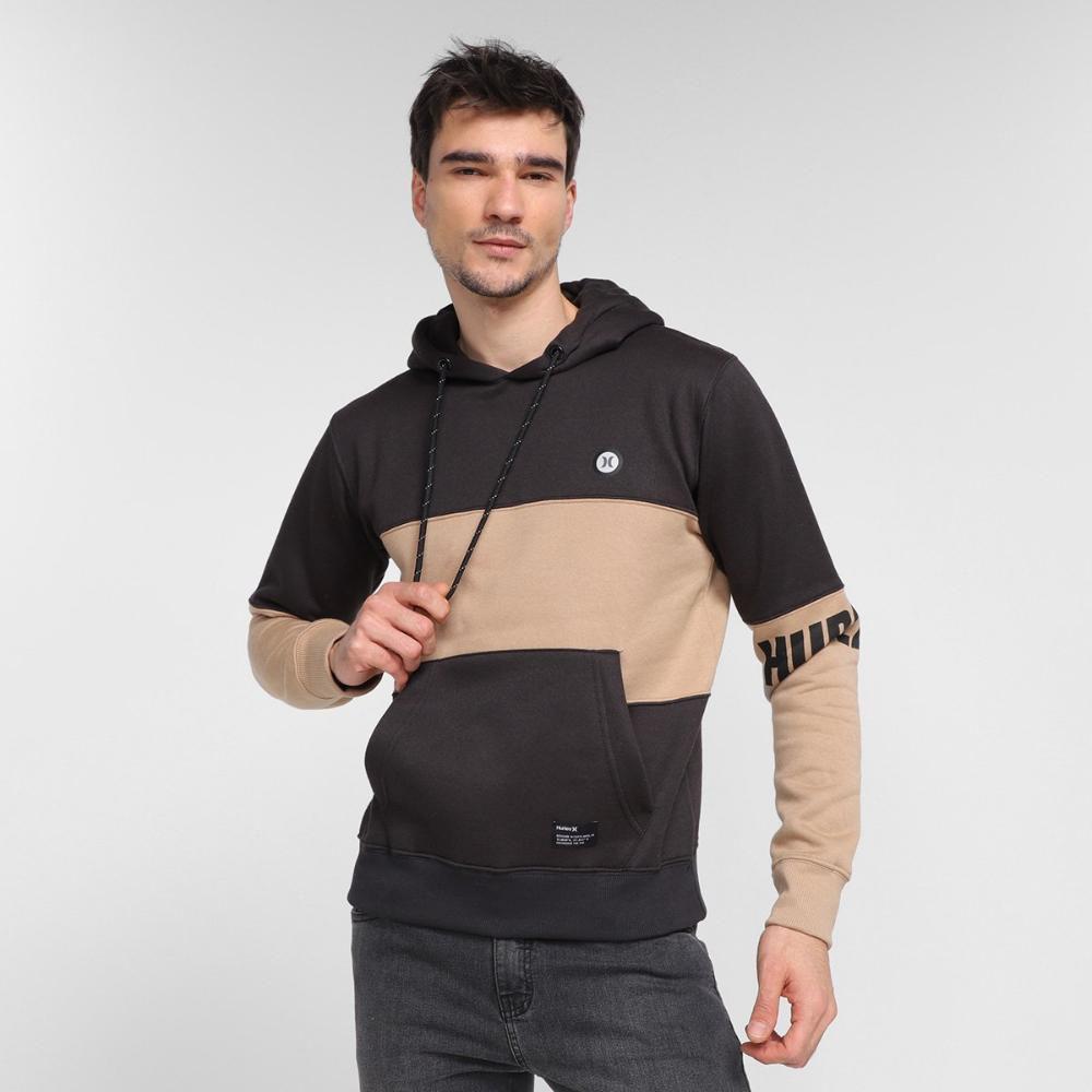 black hurley moletom com capuz
