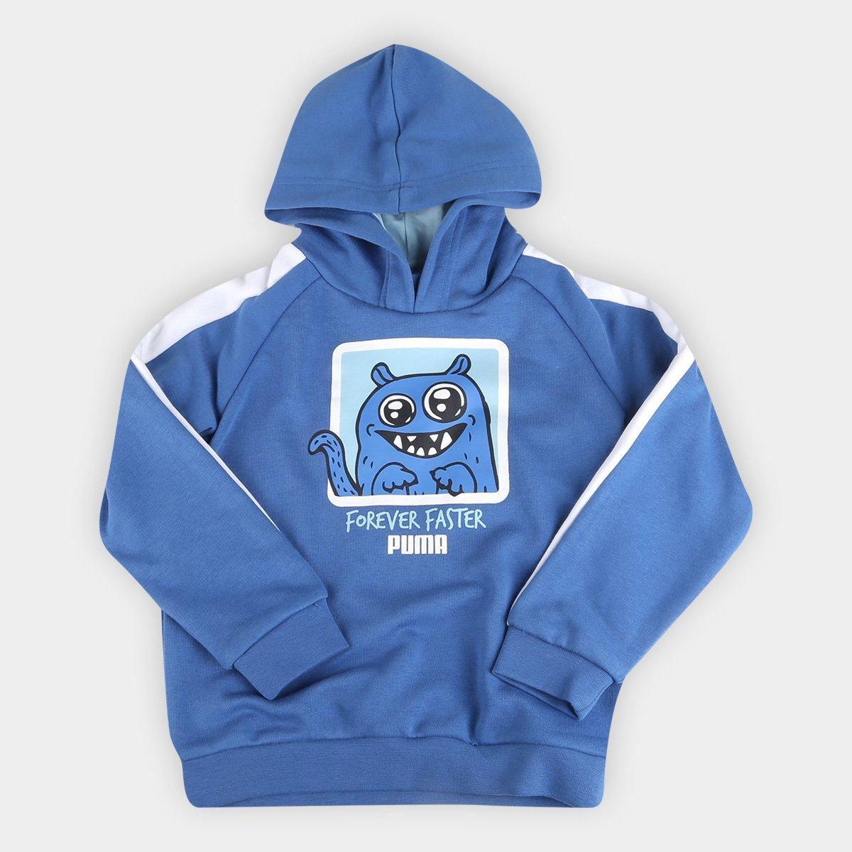 Moletom Infantil Puma Monster Com Capuz - Agasalho e Moletom Esportivo - Magazine Luiza