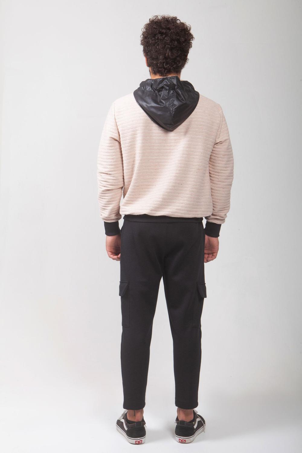 half and half moletom com capuz