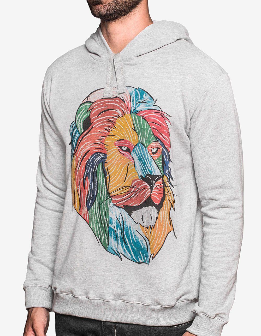 male lions moletom com capuz