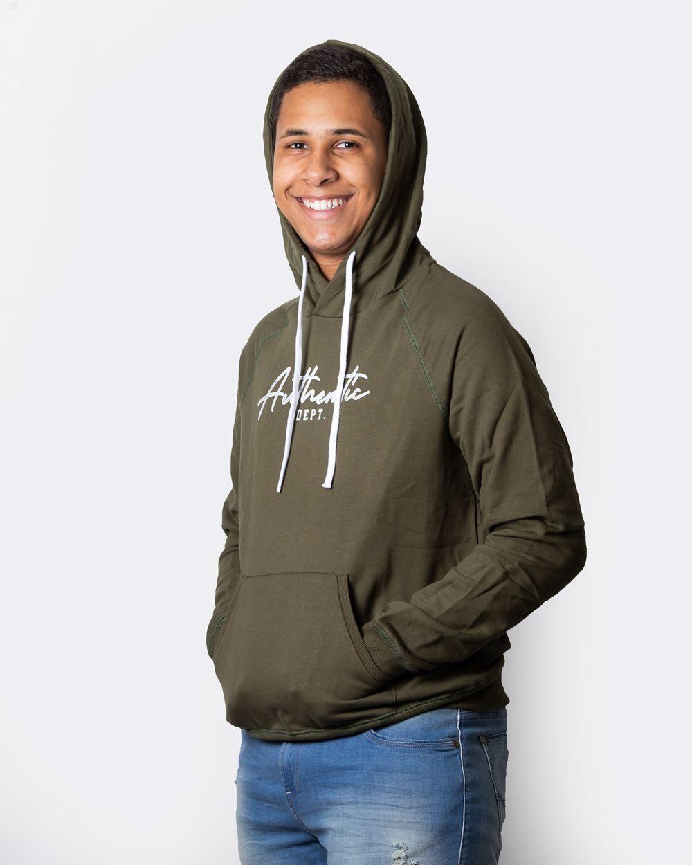 ash blue moletom com capuz