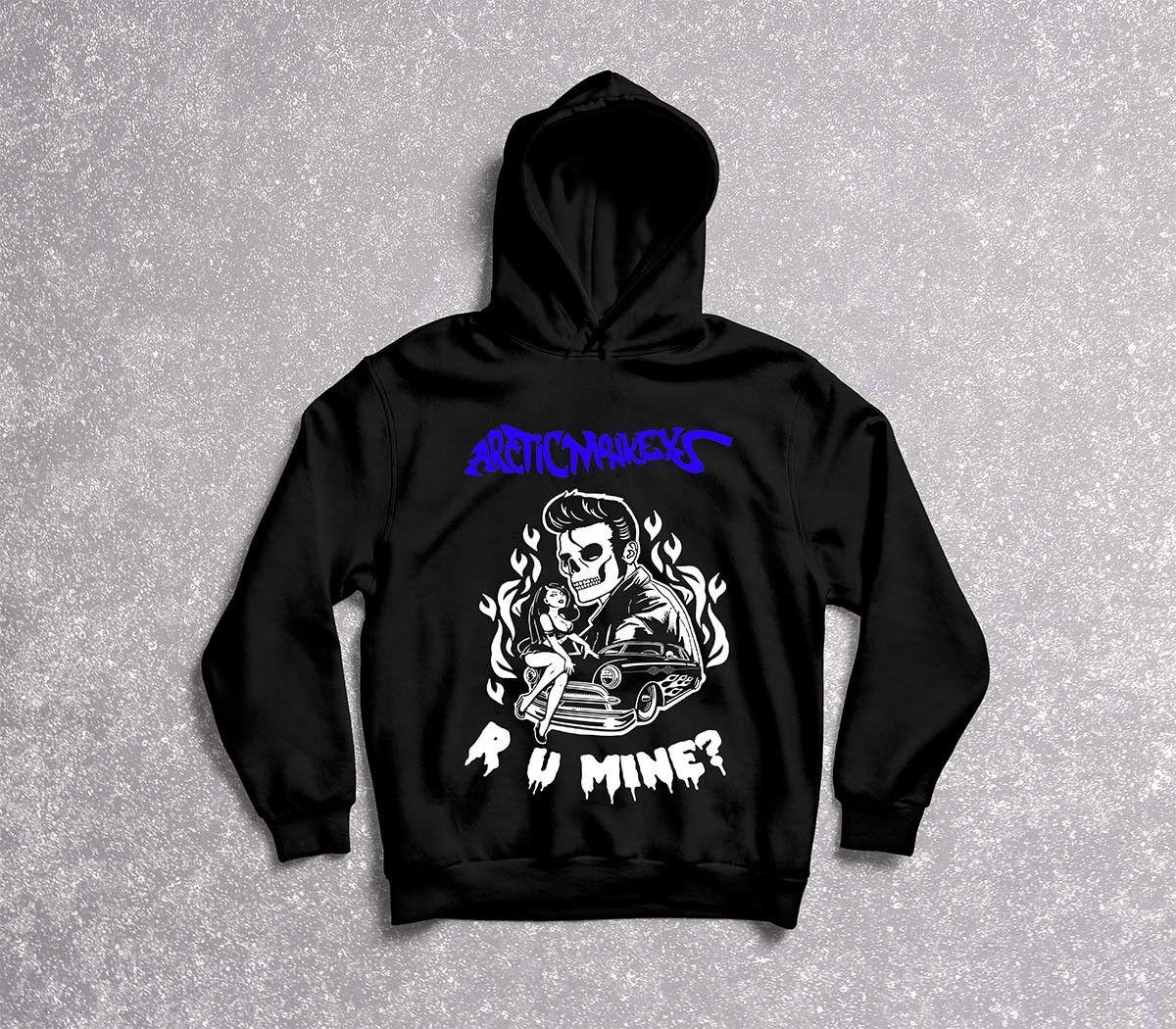 moletom com capuz arctic monkeys