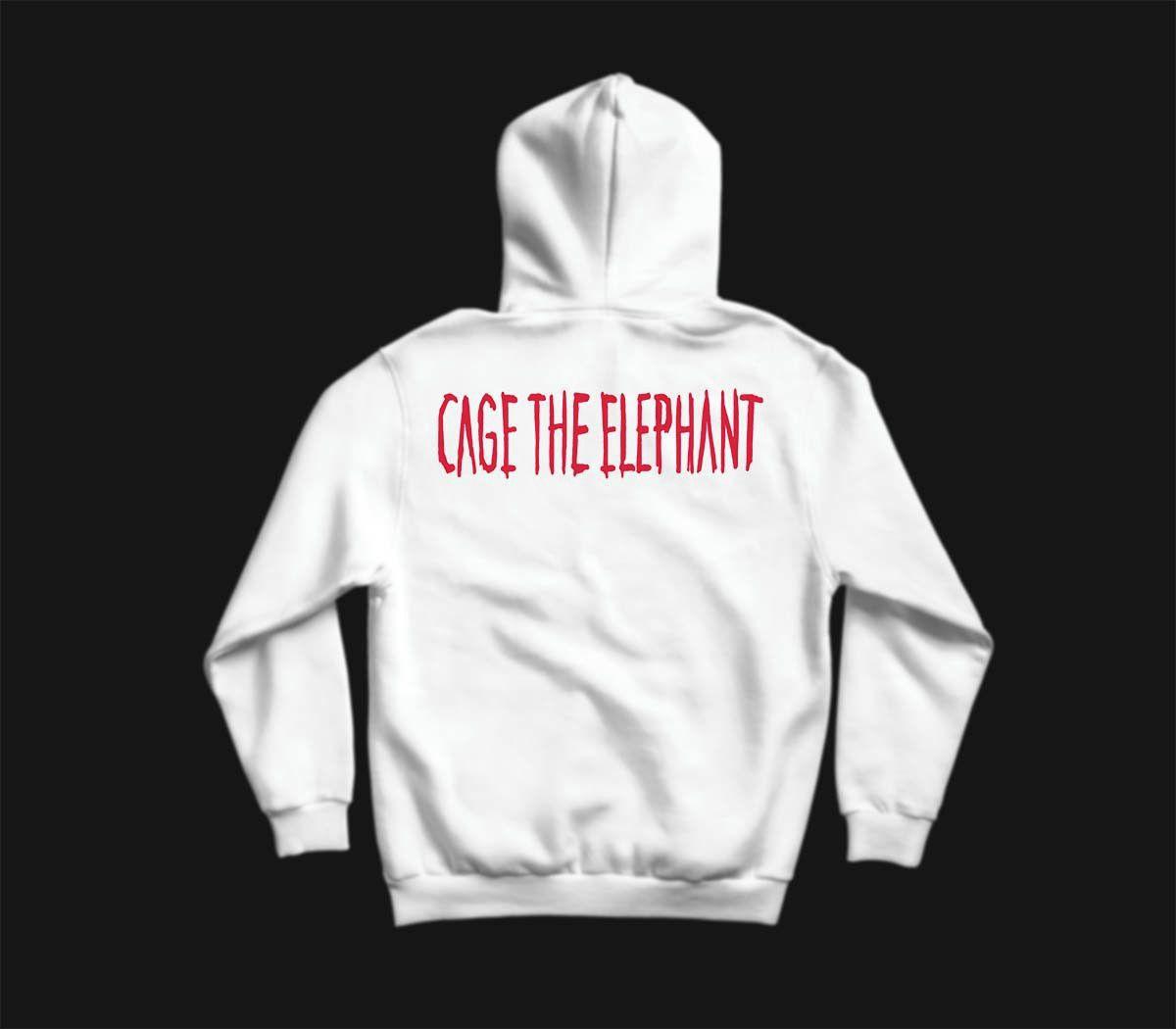 elephant logo moletom com capuz