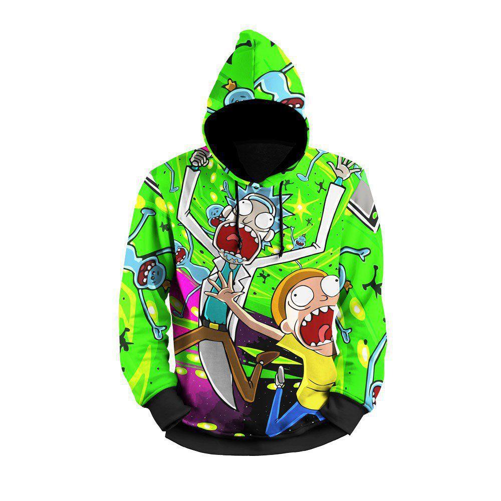 rick and morty purple moletom com capuz