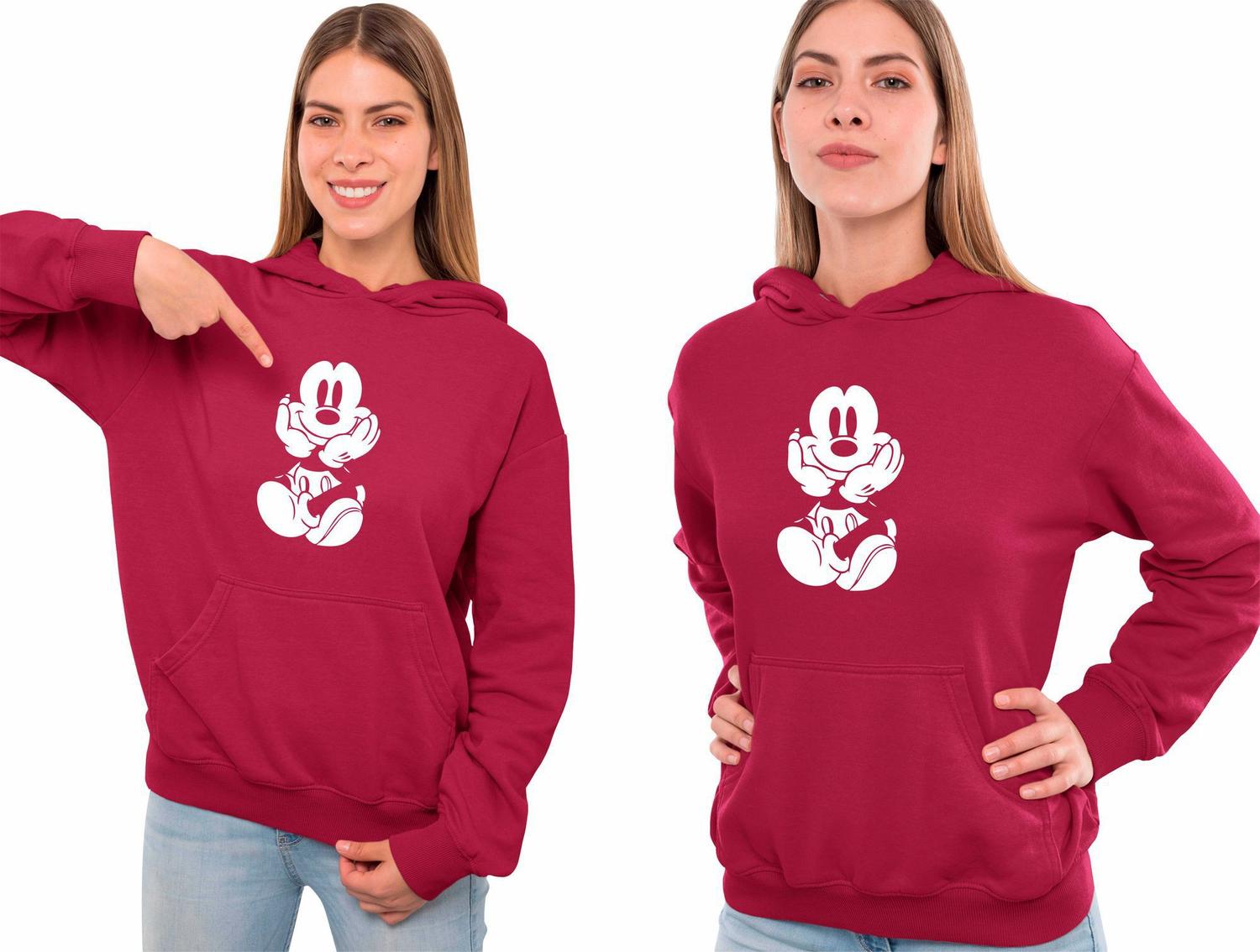 mickey mouse moletom com capuzs