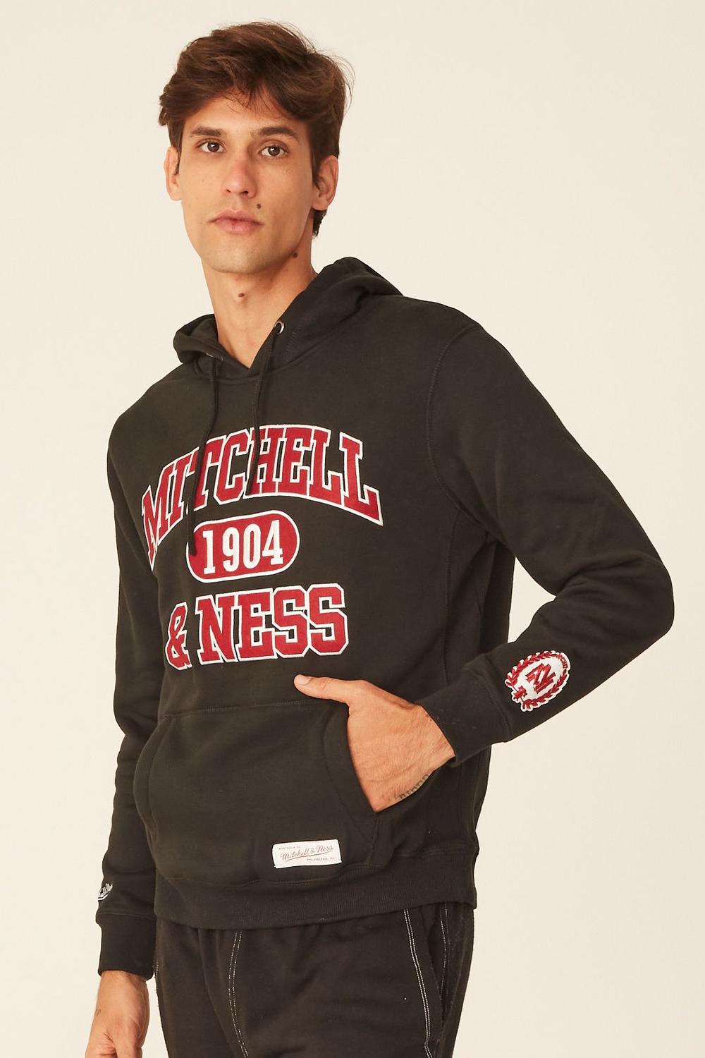 chicago bulls mitchell and ness moletom com capuz