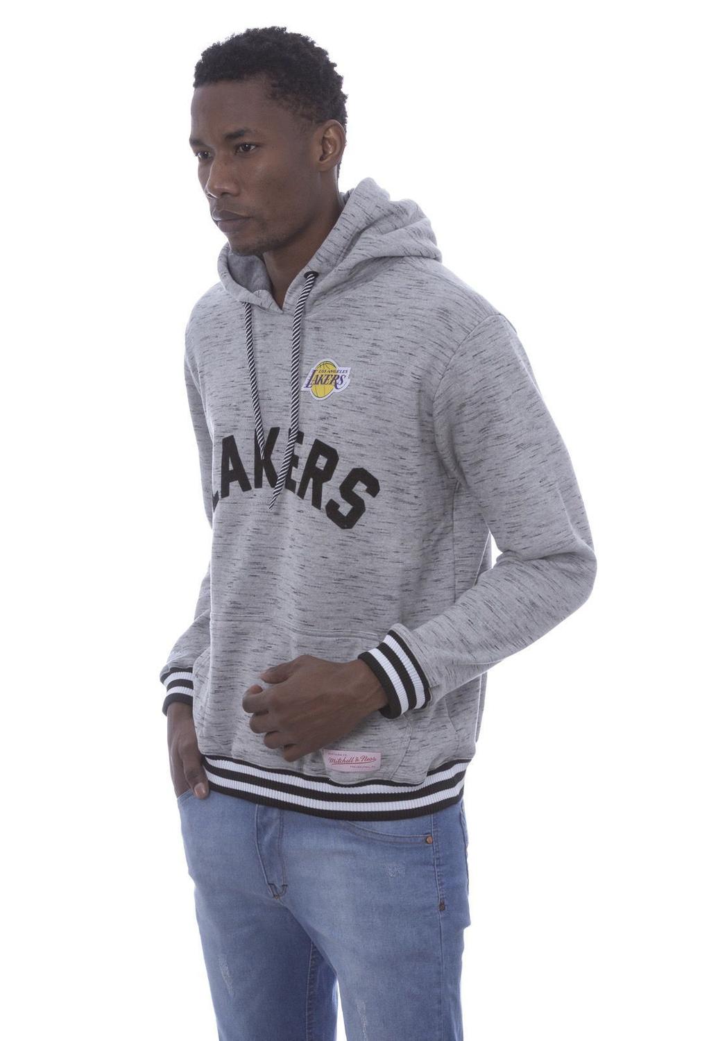 mitchell and ness lakers moletom com capuz