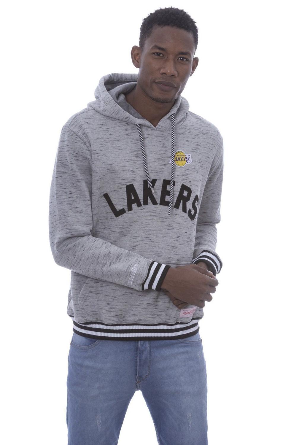 mitchell and ness lakers moletom com capuz