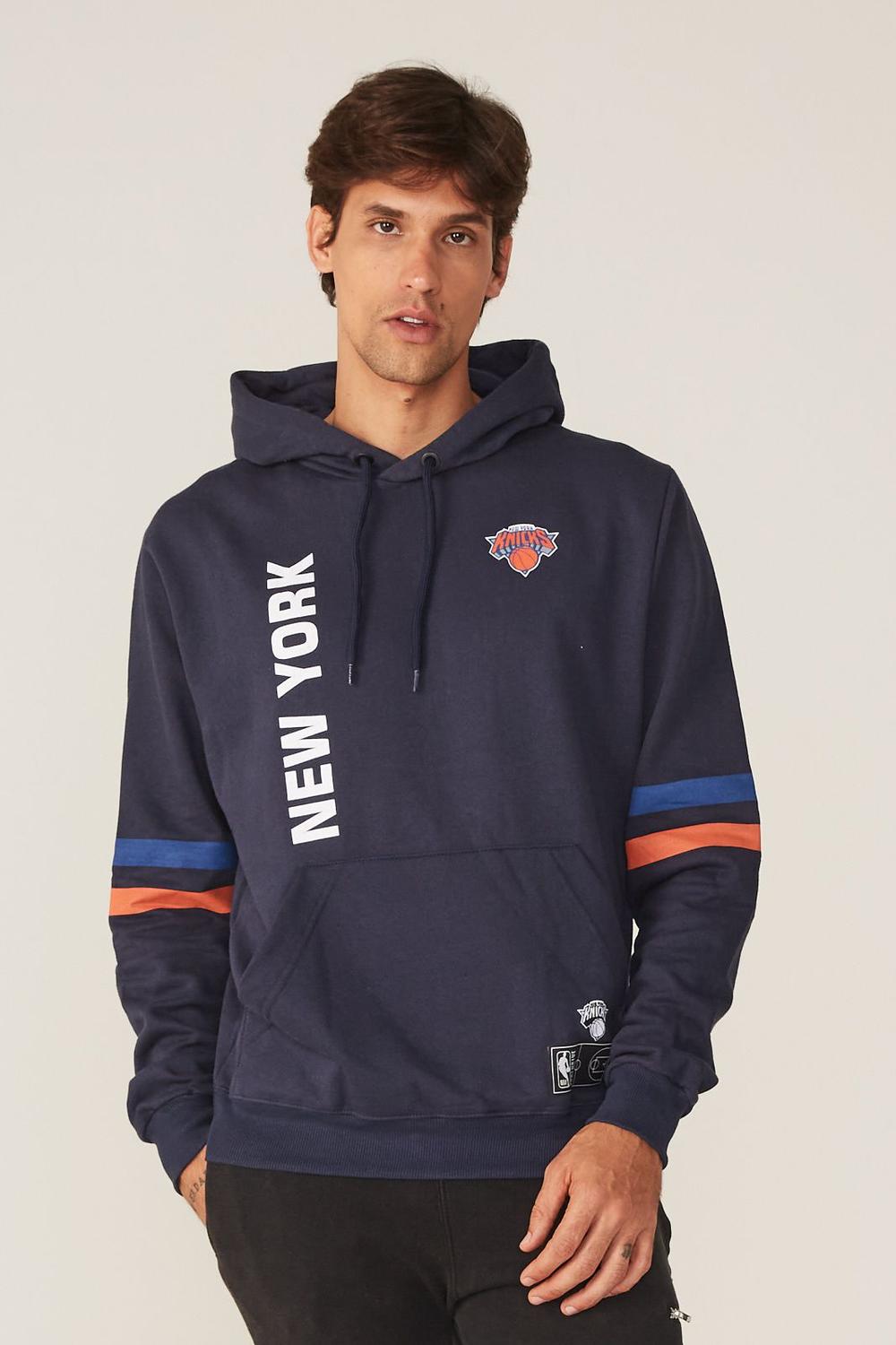 knicks moletom com capuz nike