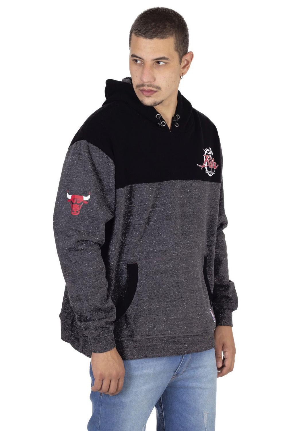 chicago bulls adidas moletom com capuz