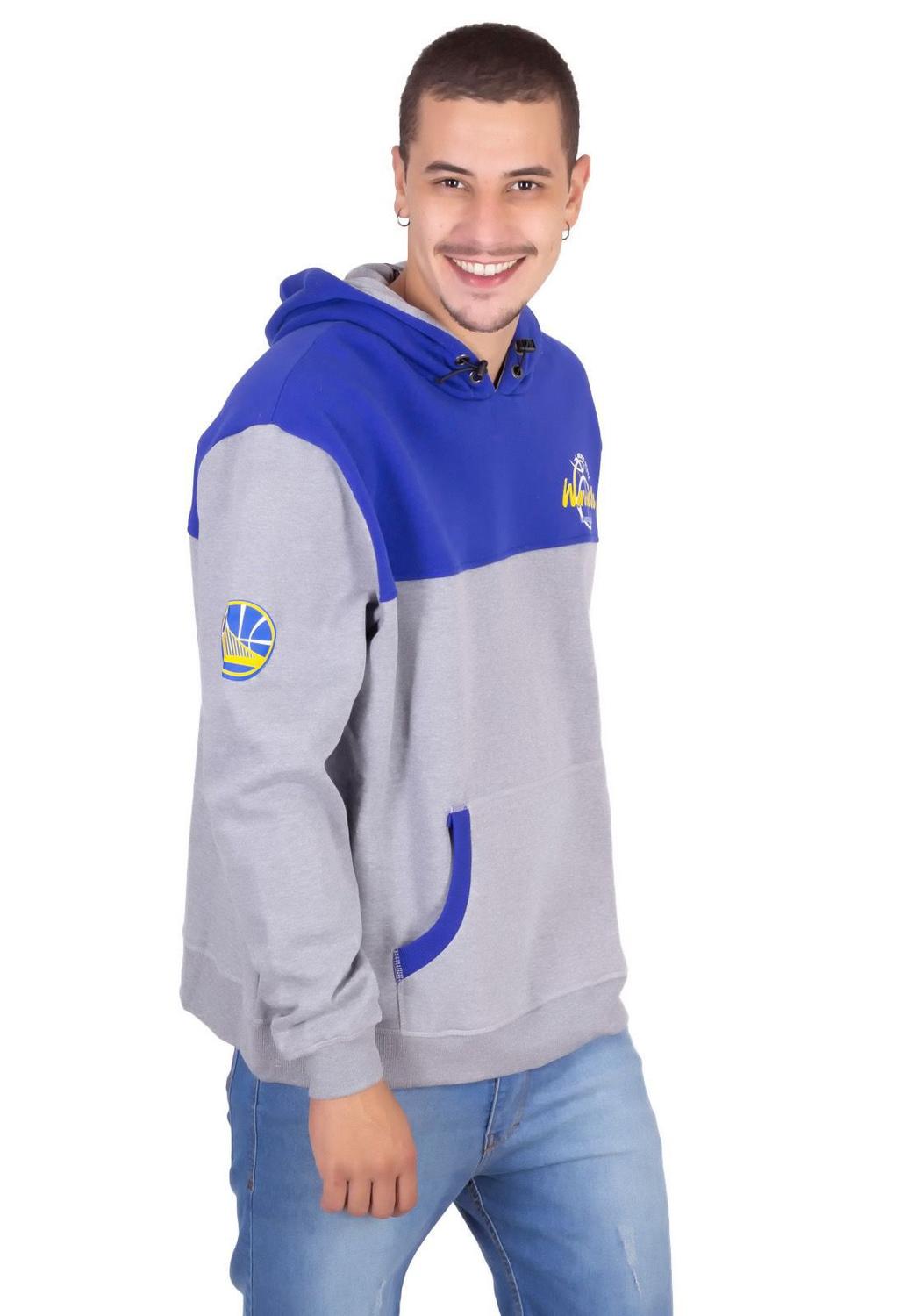 blue nba moletom com capuz