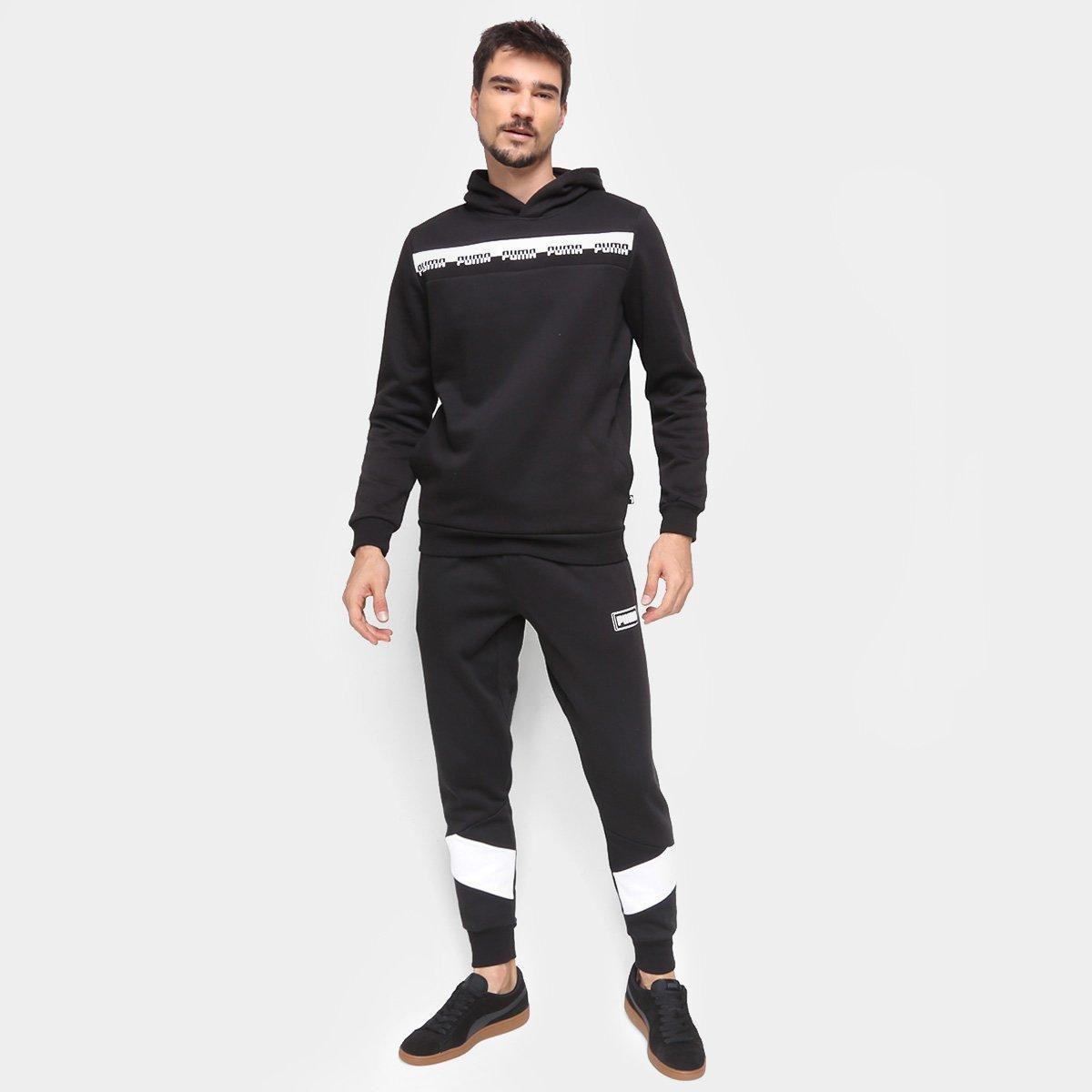 puma moletom com capuz amplified