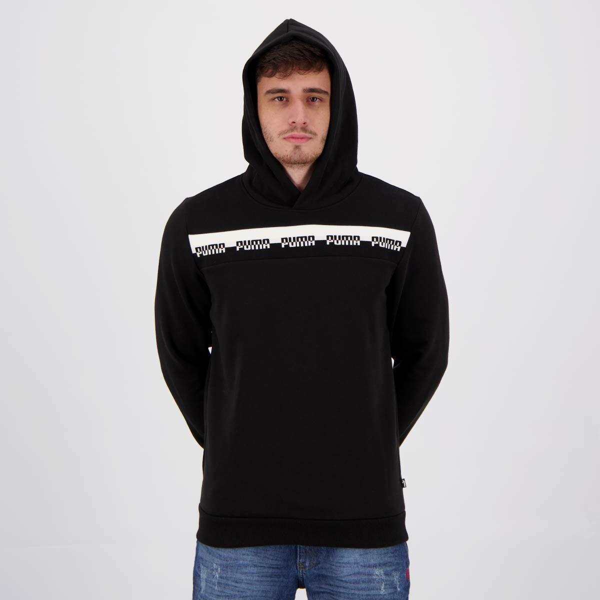 puma moletom com capuz amplified