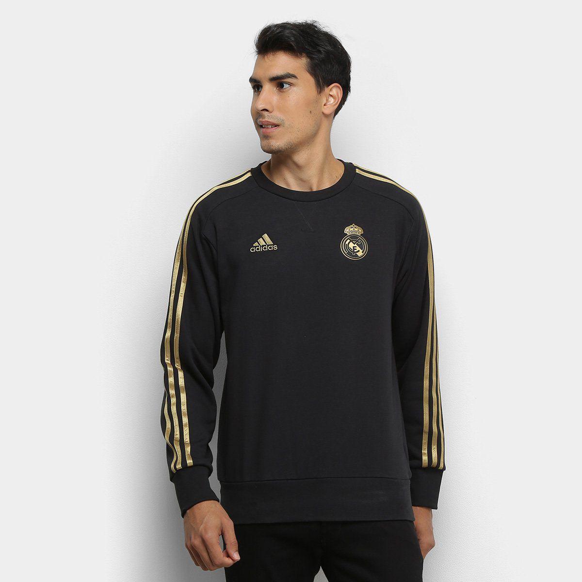 Adidas Blusa Moleton Real Madrid Jacket Real Madrid Moletom