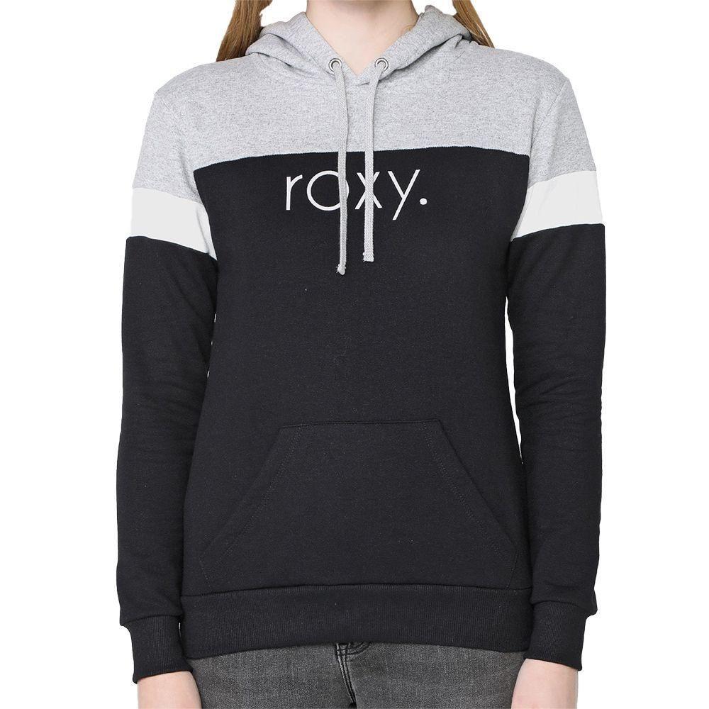 roxy grey moletom com capuz