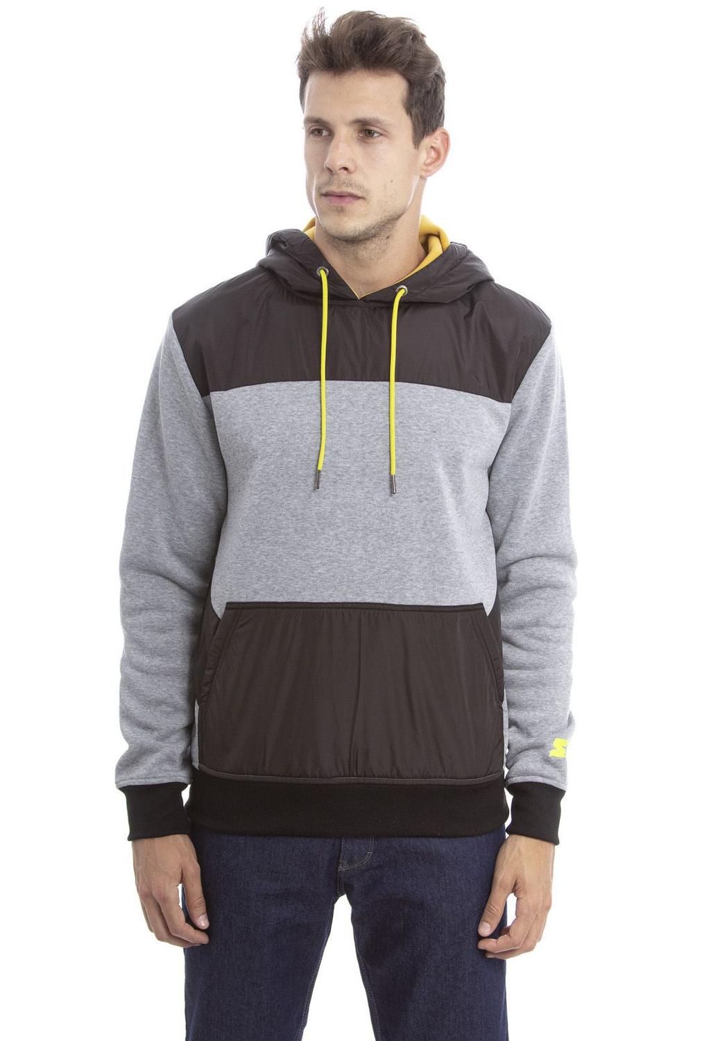 new look grey moletom com capuz