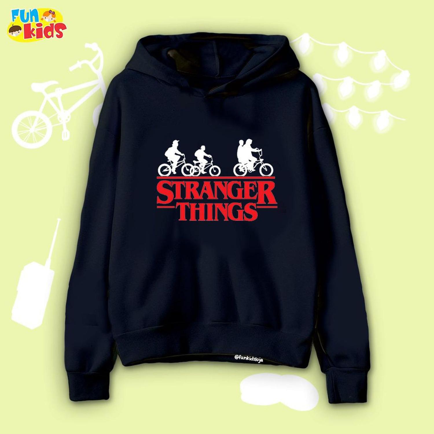 stranger things youth moletom com capuz