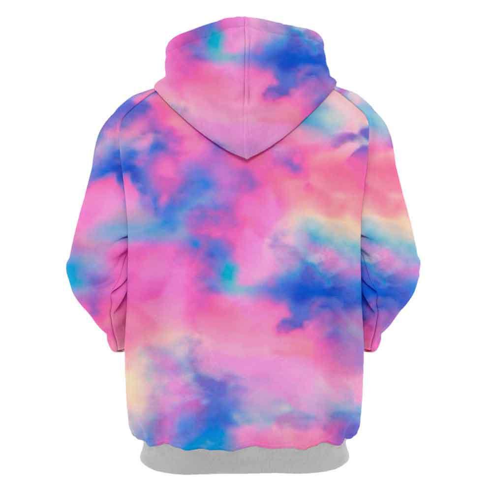 black red tie dye moletom com capuz