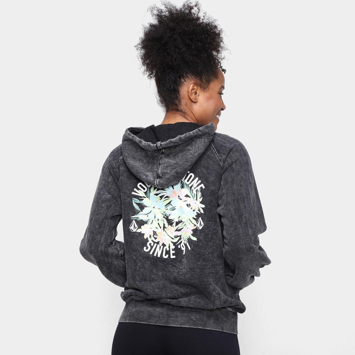 volcom moletom com capuz kinder