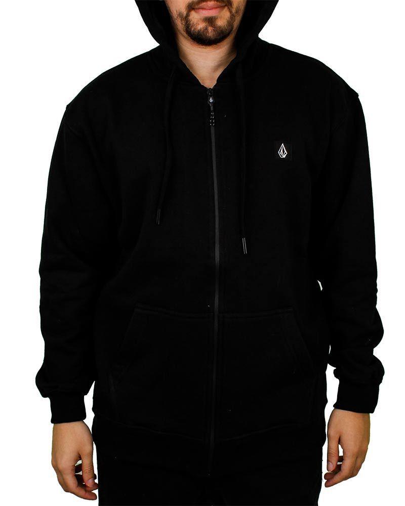 volcom zip moletom com capuz
