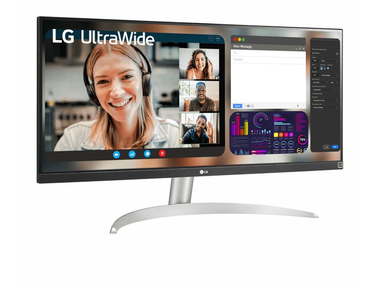 Monitor 100Hz FHD 1ms LG 29WQ600B-W 29” IPS LED HDMI