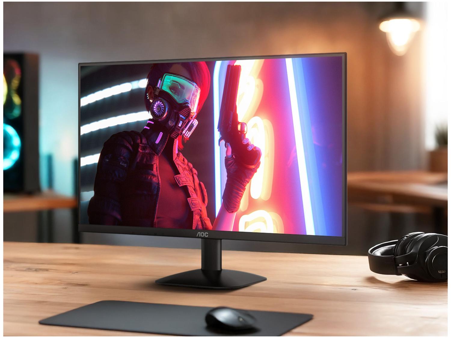 Monitor 100Hz Full HD Widescreen 1ms AOC Série B35 22B35HM2 21,5" VGA HDMI
