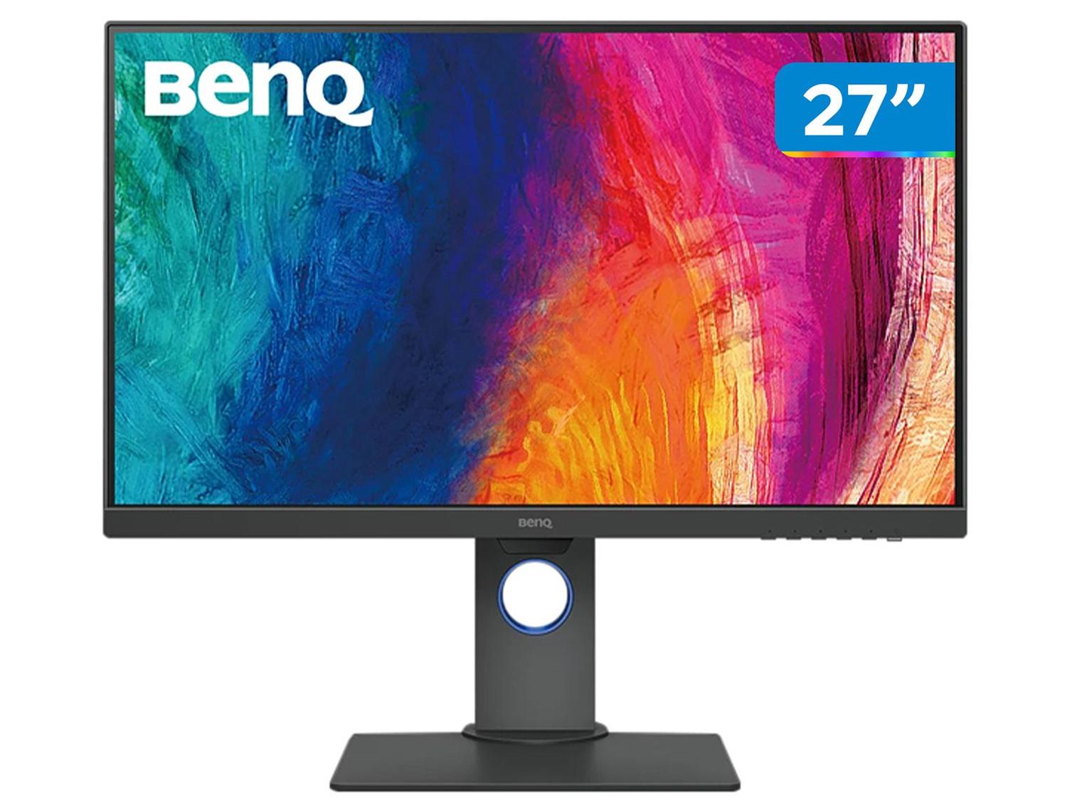 Monitor BenQ 27" PD2705Q 2K Quad HD IPS , 100% sRGB 100% Rec.709 com USB-C Thunderbolt