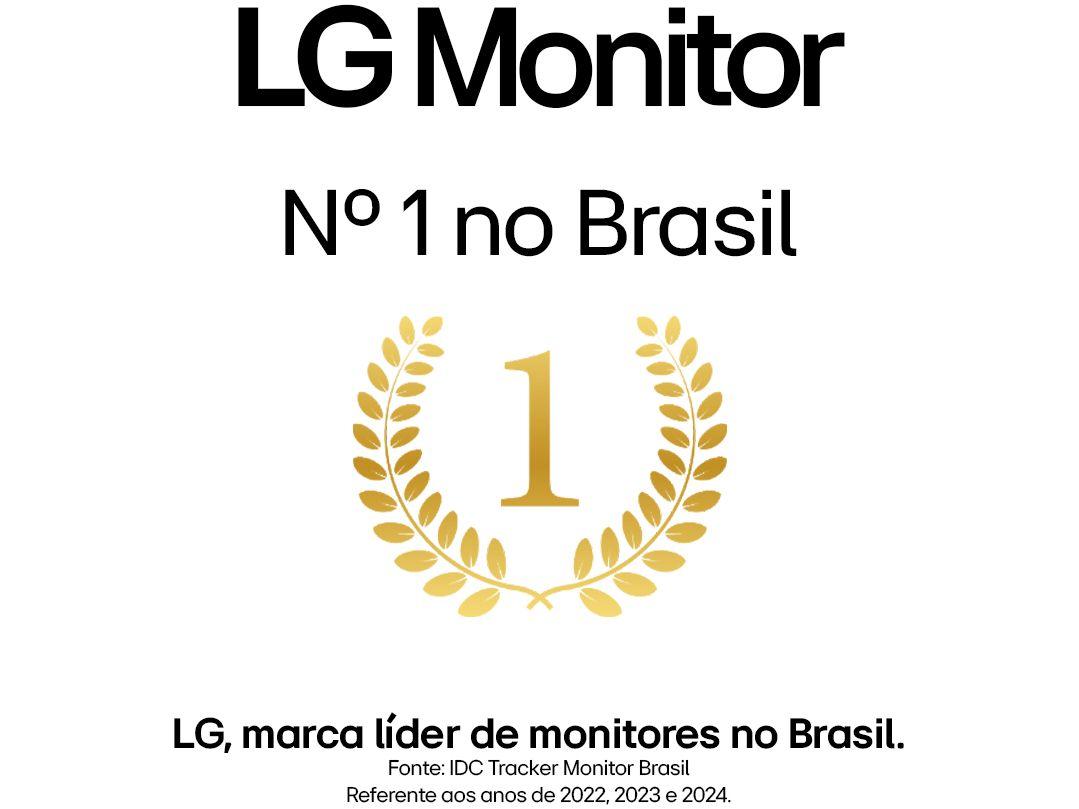 Monitor Gamer 180Hz UltraGear 1ms (GtG) LG 24GS60F-B 24" Full HD IPS NVIDIA G-SYNC AMD FreeSync HDR10 sRGB 99% HDMI DisplayPort