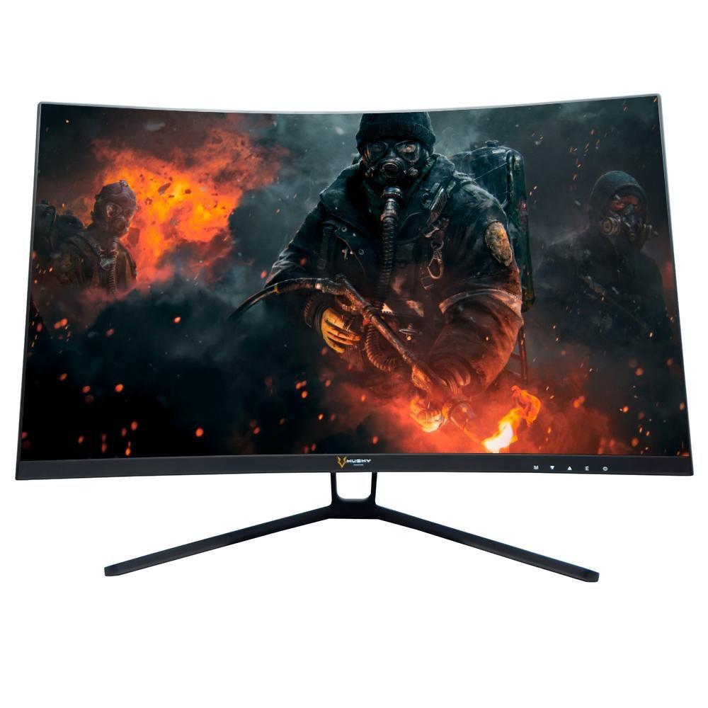 Monitor Gamer Husky Storm 27 LED, Curvo, 165 Hz, Full HD, 1ms, Adaptive Sync, HDMIDisplayPort, Ajuste de Ângulo - HGMT001 - Husky Gaming - Monitor para Computador - Magazine Cbeneficio