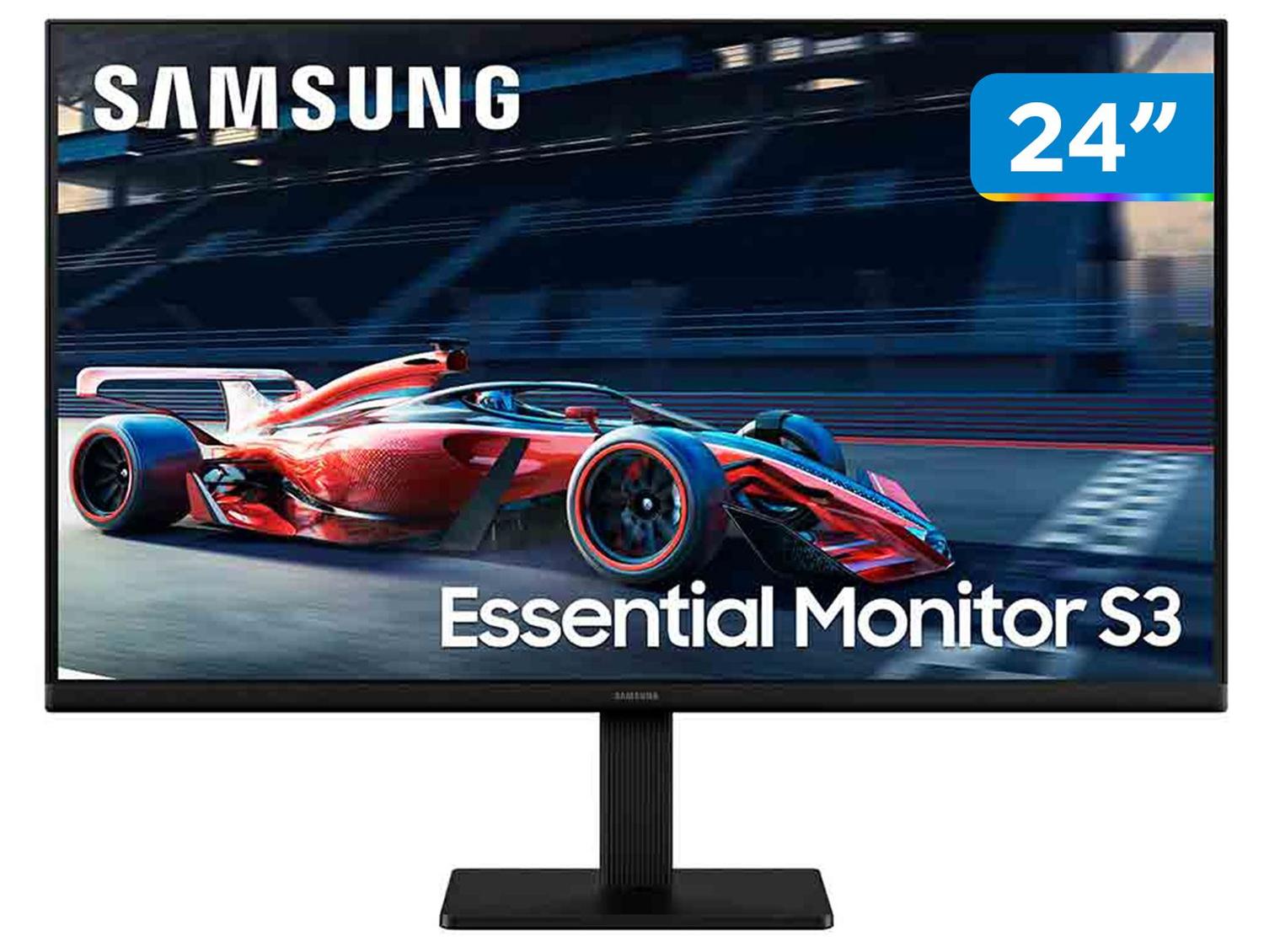 Monitor Gamer Samsung Essential S3 LS24D300GALMZD 24" Full HD IPS