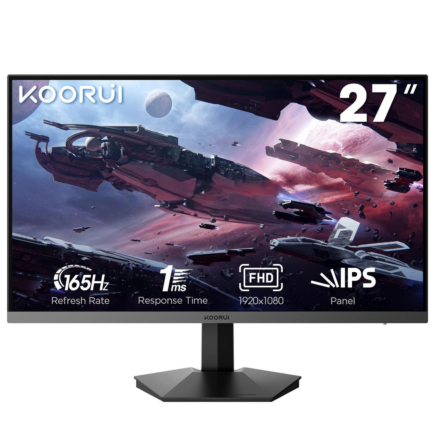 Amazon.co.jp: KOORUI ゲーミングモニター 24インチフルHD VA 非