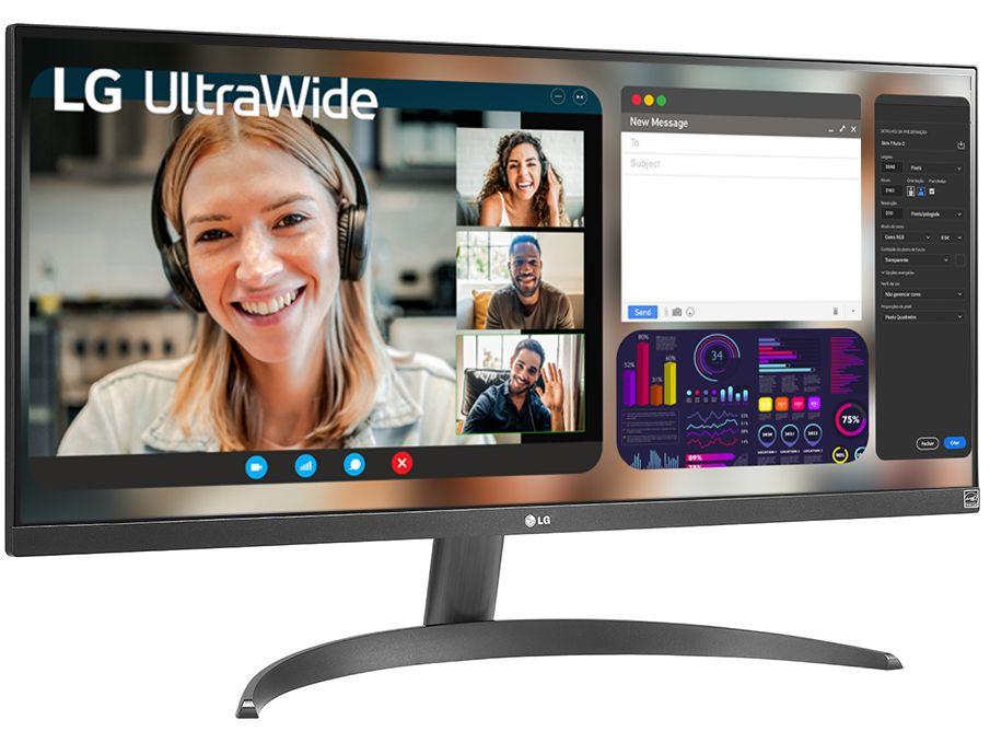 Monitor LG 29" Full HD 100Hz 1ms 29WQ500B-B IPS LED HDMI DisplayPort