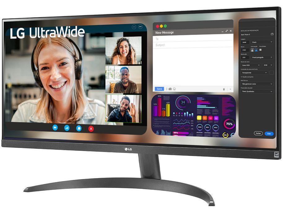 Monitor LG 29" Full HD 100Hz 1ms 29WQ500B-B IPS LED HDMI DisplayPort