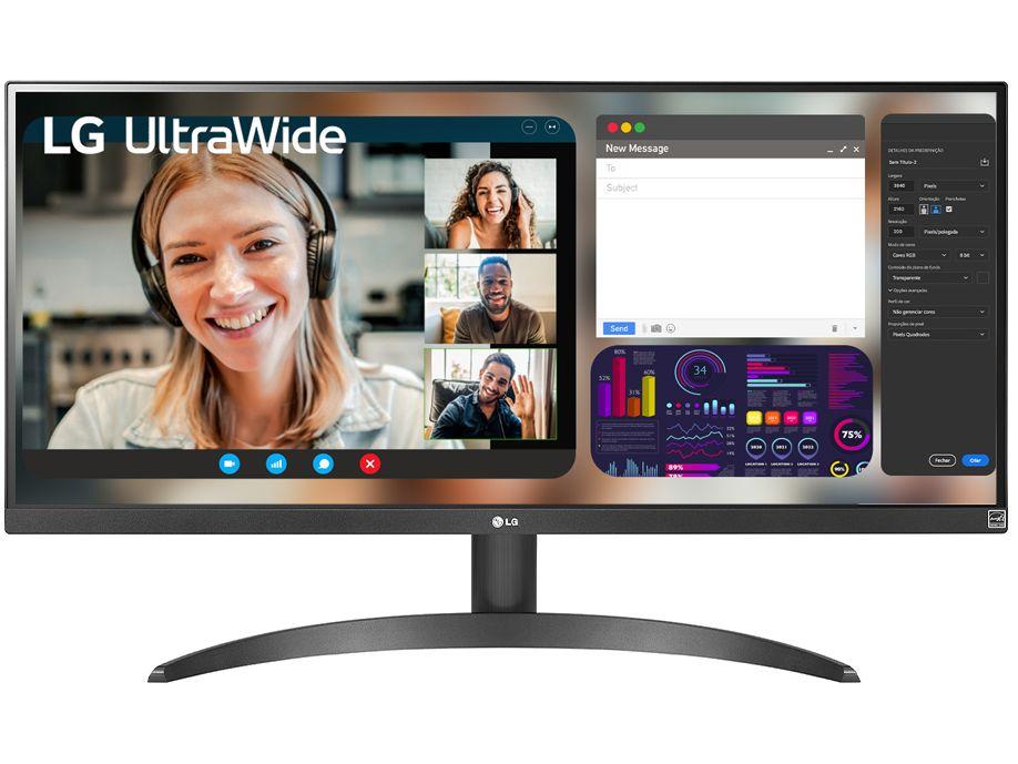 Monitor LG 29" Full HD 100Hz 1ms 29WQ500B-B IPS LED HDMI DisplayPort