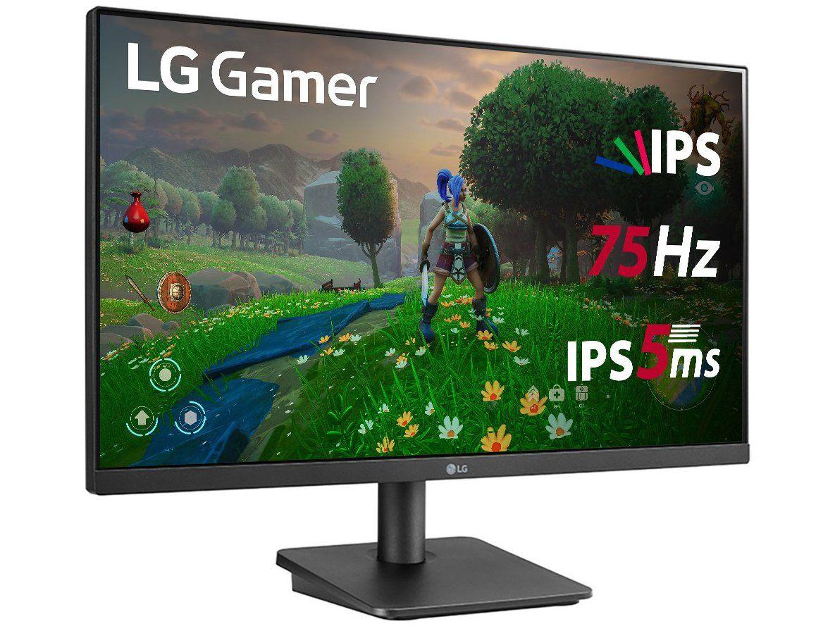 Monitor LG LED 27 Polegadas IPS Full HD HDMI VGA 27MP400-B