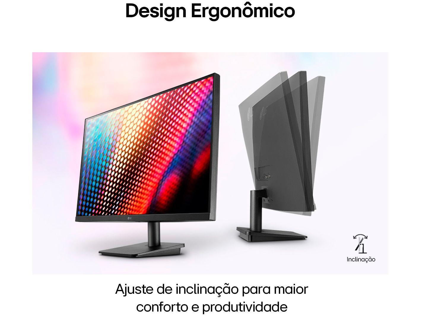 Monitor LG LED 27 Polegadas IPS Full HD HDMI VGA 27MP400-B
