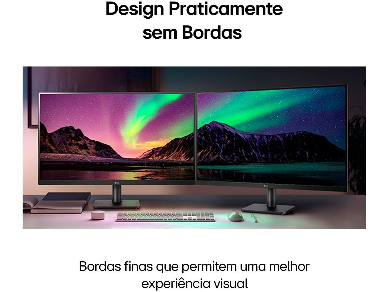 Monitor LG LED 27 Polegadas IPS Full HD HDMI VGA 27MP400-B