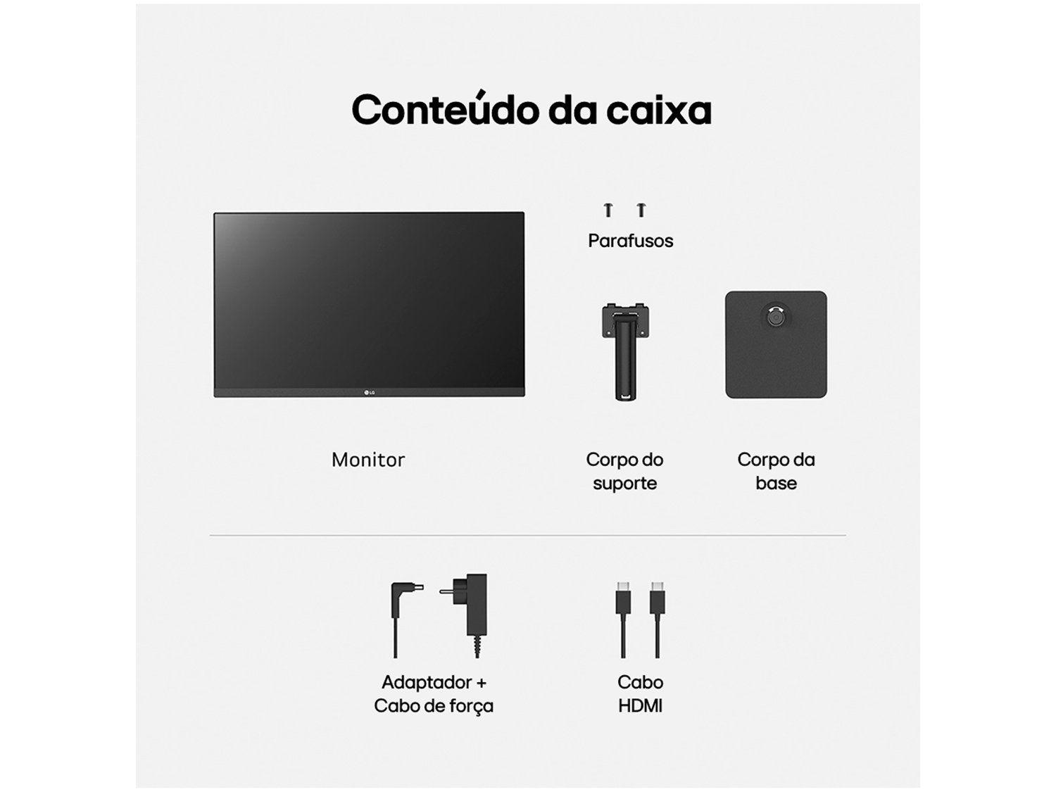 Monitor PC Gamer 100Hz LG 24MS500 24" Full HD IPS HDMI 2x
