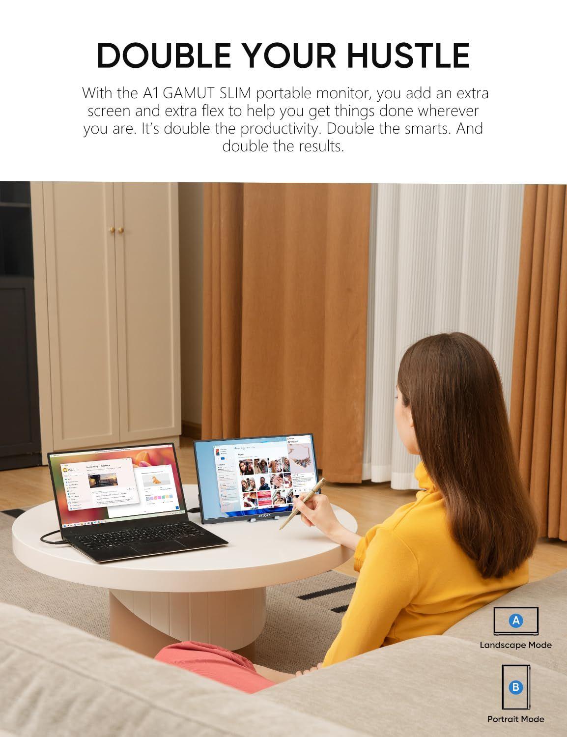 Monitor Portátil 14.0 Full Hd 1080 Ips Arzopa : Amazon.com